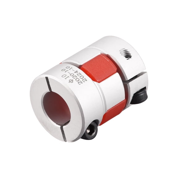 8mm to 10mm Bore L26xD20 Flexible Spider Coupler Shaft Joint for Servo Motor