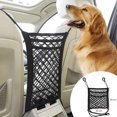thumbnail image 4 of 3 Layer Mictuning Universal Carseat Handbag Car Back Seat Net Holder Barrier Pet, 4 of 9