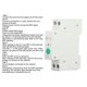 thumbnail image 4 of Disyuntor De Interruptor 1P, Instalación De Riel Disyuntor WiFi Inteligente Control De Aplicación Móvil 63A 90-300V Para Uso Doméstico, 4 of 7