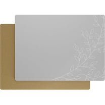 Royalty Art Silver Grey Cork-Backed Placemats - Set of 4