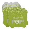 thumbnail image 3 of Inkdotpot Ready To Pop Baby Shower Bottle Tag Real Silver Foil Favor Bracket Shape Hang Tags Pack Of 50, 3 of 7