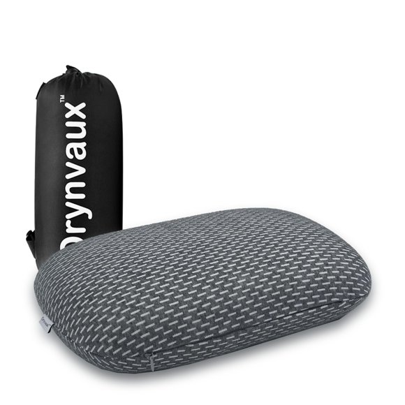 Almohada de camping Orynvaux de espuma viscoelástica, ligera y portátil