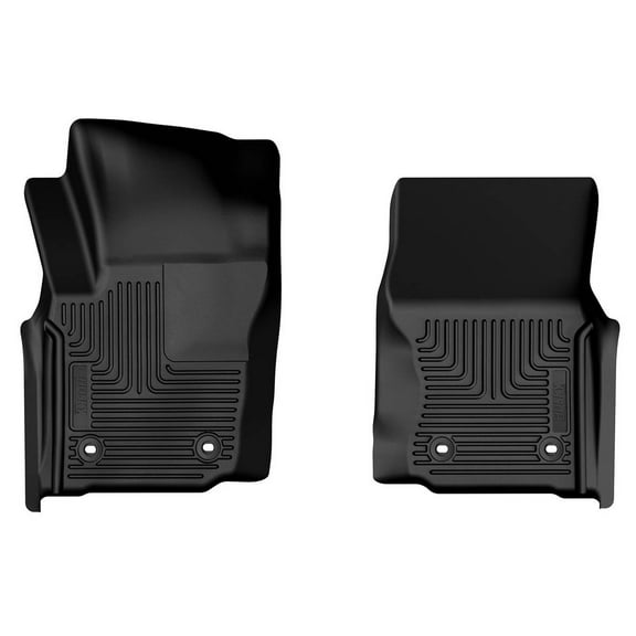 Husky Liners 54351 X-Act Contour Floor Liners Fits 2024-2025 Toyota Tacoma Double Cab & Xtra Cab w/ Manual Transmission w/ or w/o Hybrid Powertrain Front Row 2 Pc Black