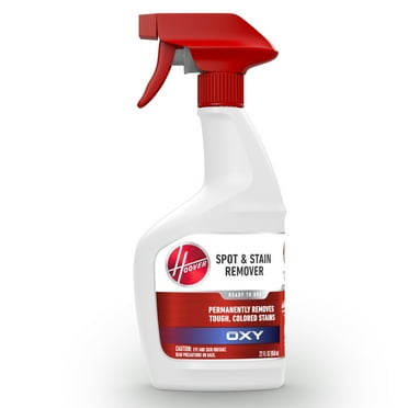 Hoover Oxy Spot and Stain Remover for Carpet and Upholstery, 22 Oz., Ocean Breeze Scent, Liquid Cleaner Form,  AH30902
