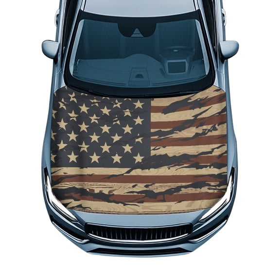 XYZCANDO Automotive Accessories Car Hood Cover Stretch Fabric Car Hood Cover Protector, Car Hood Protectors Cover Elastic Fabric for Sedans Trucks Pickup