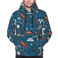 thumbnail image 4 of Hoodies for Men - Cartoon Space1 Long Sleeve Comfrt Men'S Fashion Hoodies & Sweatshirts, Sweatshirts for Men Hoodies Pullover Clothing Clothes with Pouch, 4 of 7