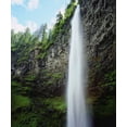 thumbnail image 2 of Talbot Frank, Christopher 15x17 Black Ornate Wood Framed with Double Matting Museum Art Print Titled - USA, Oregon, A waterfall in an old-growth forest, 2 of 4