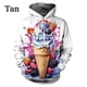 thumbnail image 5 of Sudadera con capucha con estampado de helado, sudadera con gráficos en 3D para hombre, sudadera de moda de otoño e invierno para niños, sudadera con capucha informal, ropa para mujer, 5 of 5