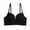 Black, variant on Bra Underwire Push Up Modern Demi Lightly Padded With Convertible Straps