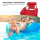 thumbnail image 3 of Silla de ocio de entretenimiento acuático portátil duradera con respaldo flotante inflable y cama flotante inflable, 3 of 8