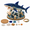02# E, variant on 3D Beaded Sea Animal Sculpture Kit, Ocean-Themed Wire and Pearl Bead Craft Set with Shell and Coral Details, Handmade Underwater Display Project for Adults