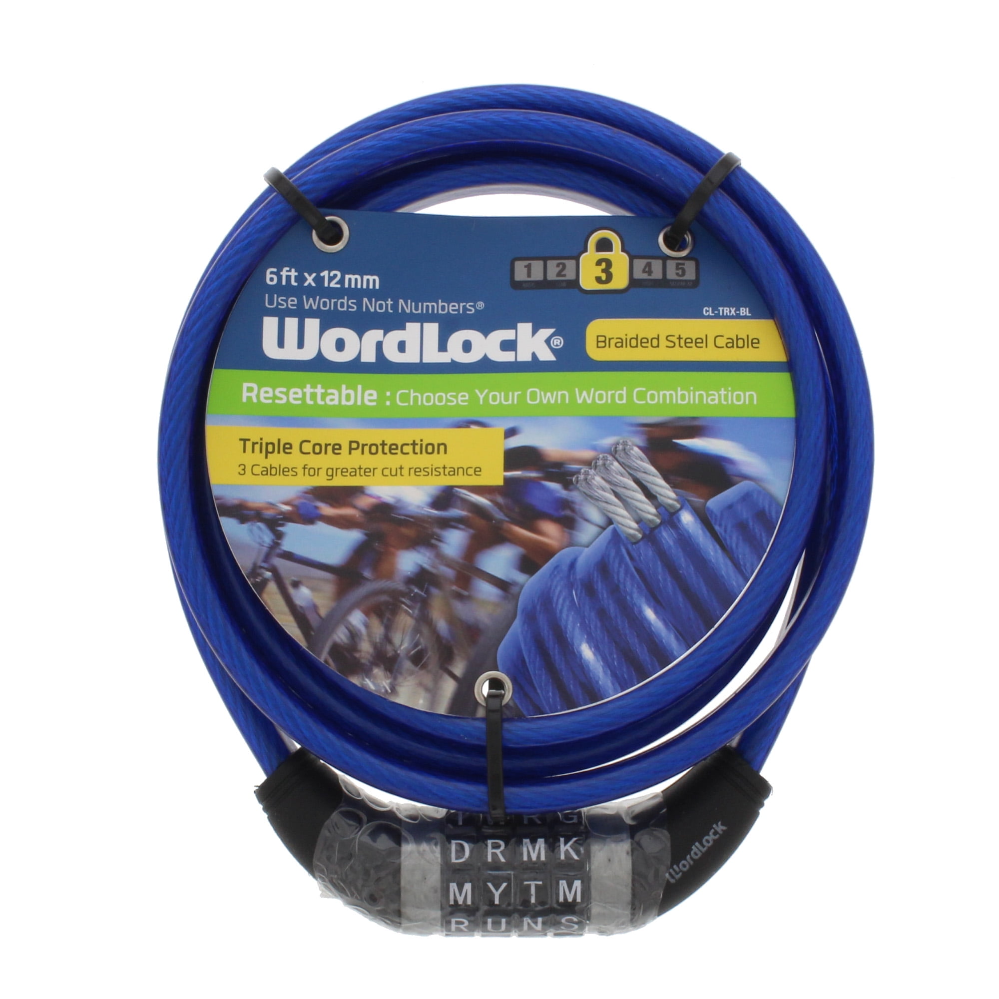 wordlock bike lock