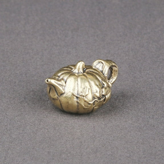 HEMOTON Small Brass Teapot Miniature Teapot Decor Desktop Brass Ornament Tiny Teapot Decor Brass Decor