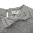 thumbnail image 2 of Hope & Henry Girls' Grey Ponte Quilted Riding Dress, 2 of 4