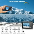 thumbnail image 2 of Campark 4K 30FPS Action Camera 20MP Sports Camera Waterproof Underwater Camera Dual Screen WiFi Touch Screen Vlog Camera, 2 of 9
