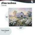 thumbnail image 4 of Stupell Industries Transitional Secluded Barn Landscape Canvas Art, 20 x 16, by Kim Allen, 4 of 8