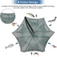 thumbnail image 4 of Portable Fishing Net, Folded Fishing Bait Traps With Zip Fastener Design, Fish Shrimp Minnow Crayfish Crab Baits Tarp Fishing Net, 4 of 5