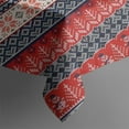 thumbnail image 5 of Red and Blue Christmas Knitted Pattern Square Tablecloth,Waterproof Square Table Cover,Wipeable Spillproof Washable Table Cover for Home Kitchen Party Decor 42"X42"(107x107cm), 5 of 6