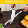 thumbnail image 4 of 17 Inch 600 Grit Kitchen Knife Sharpener Sharpening Steel Rod Stone, 4 of 5