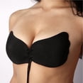 thumbnail image 3 of Mujeres sexy silicona adhesiva Invisible ala Bra Stick Gel Push Up Vestido de boda Backless Str CACAGOO Sostén, 3 of 7
