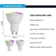 thumbnail image 3 of 2025 Latest Model Wifi Remote Control Smart Bulbs Rgb Lamp 220v Dimmable Lamps, 3 of 4