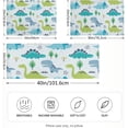 thumbnail image 4 of GZHJMY Dinosaurs Satin Pillowcase, Soft Breathable Silk Pillow Case with Envelope Closure for Hair and Skin, Queen Size 30 x 20 Inch Home Decor, 4 of 7