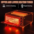thumbnail image 6 of UBesGoo Electric Pizza Oven, 1800W Countertop Toaster Oven with Visible Window, Commercial & Home Use, Black, 6 of 8