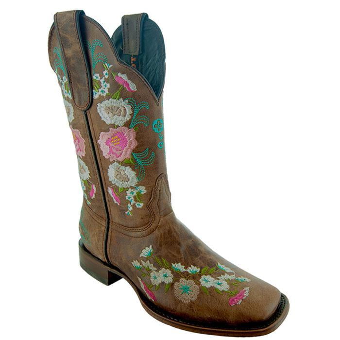 floral cowgirl boots