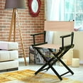thumbnail image 5 of Casual Home Chaise de Réalisateur 18 Pouces" Cadre Noir avec Toile Beige, 5 of 5
