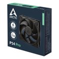 thumbnail image 5 of Arctic ACFAN00313A P14 Pro 140 mm PWM Fan, 400-2500 RPM, 0 RPM <5% PWM, Fluid Dynamic Bearing, 4-Pin - Black, 5 of 5
