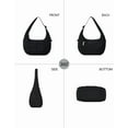 thumbnail image 5 of Bloomr Bag - Small Crescent Puffer Purse Shoulder Bag for Women, Nylon Quilted with Adjustable Shoulder Strap, Puffy Bag, 5 of 7