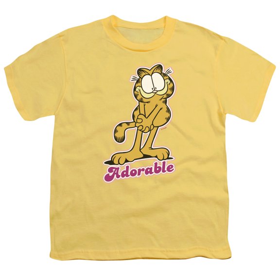 Garfield Adorable S/S Youth 18/1 T-Shirt Banana