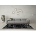 thumbnail image 3 of Ahgly Company Indoor Square Patchwork Gray Transitional Area Rugs, 6' Square, 3 of 4