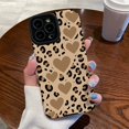 thumbnail image 3 of Fahion-funda con estampado de leopardo para iPhone, carcasa de TPU suave con protección de lente para modelos 15 Pro Max, 14, 13, 12, 11 Pro Max, X, XR, XS Max, 7, 8Plus, 3 of 5