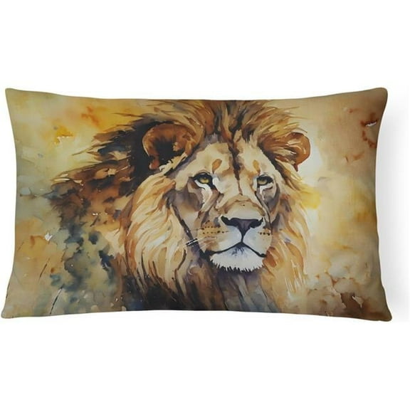 3 x 16 x 12 in. Lion Throw Pillow