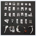 thumbnail image 1 of 32Pcs Sewing Machine Parts Presser Foot Set Multifunctional Kit Sewing Accessories, 1 of 7