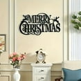 thumbnail image 6 of YOHAVEN Metal Merry Christmas Wall Hanging, Holiday Sign Decoration for Home Kitchen Living Room Office, Festive Christmas Party Mantle Decor, 6 of 7