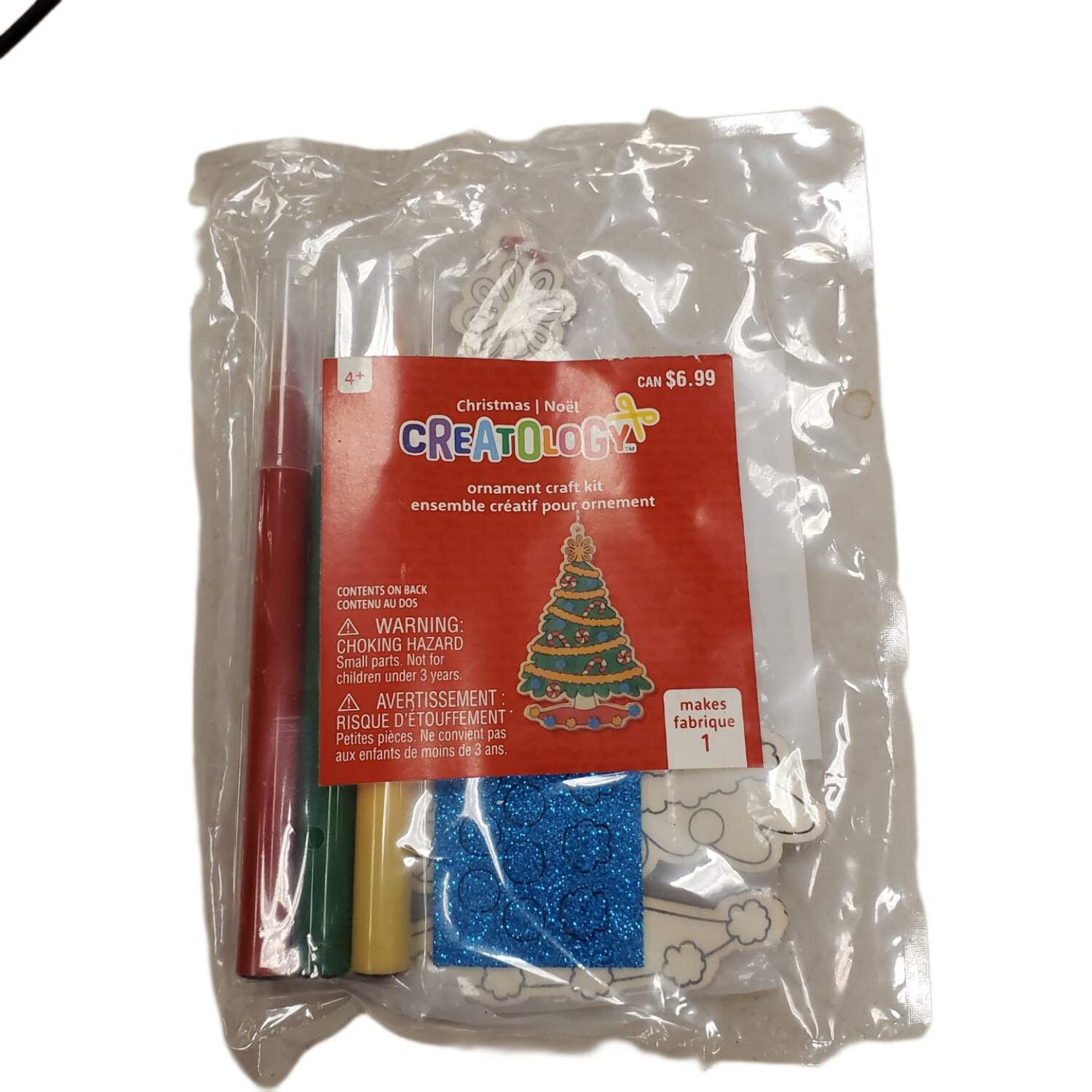 Fun Express Peace Hope Joy Foam Ornament Kit - 12 Pieces, Self-Adhesive Foam & Jewels, Christmas Craft - View #6