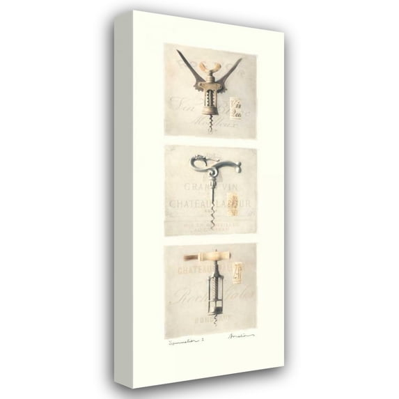 Amy Melious 18x40 Gallery Wrapped Canvas Wall Art Titled - Sommelier I