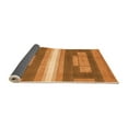 thumbnail image 2 of Ahgly Company Indoor Rectangle Abstract Orange Modern Area Rugs, 5' x 8', 2 of 4