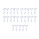 thumbnail image 1 of GOOHOCHY 25Pcs Transparente Doble Cabeza Universal Abrazadera Estante Abrazadera Crystal Clip Rack clip, 1 of 7