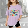 thumbnail image 1 of TIEVOSA T-Shirt de Sensibilisation Tableau Périodique (3 14 Ans) pour 2-13 Ans (Violet), 1 of 8