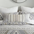 thumbnail image 3 of Levtex Home - Etrada - Decorative Pillow (14 x 32in.) - Embroidered - Appliqued - Taupe, Cream, Brown and Beige, 3 of 4
