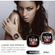 thumbnail image 5 of [2 unidades] compatible con Fitbit Versa 3 Fitbit Sense Bling Protector Case, Versa3 / Sense Accessories Hard PC Diamond Frame Cover Bumper para mujer (negro/oro rosa) Namotu CZDZ-HY198-1, 5 of 7