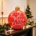 thumbnail image 3 of 1pcs Inflatable Christmas Ball,19x25 Inch Outdoor Holiday Ornament,Thickened PVC Inflatable Christmas Decor for Seasonal Display 66x48cm, 3 of 6