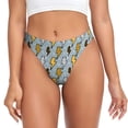 thumbnail image 1 of Fotbe Lightning Bolts Tanga Sin Costuras para Mujer con Estampado – Panties Invisibles, Transpirables y Cómodos para Uso Diario-Medium, 1 of 6