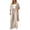 Beige, variant on Women Three Piece Outfit Sleeveless Tank Top Cardigan and Wide Leg Pants Lounge Set