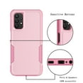 thumbnail image 4 of For Samsung Galaxy A03S A13 A14 A23 A32 A34 A53 A54 5G Case,Njjex 2 in 1 PC Phone Case with Screen Protector,Rubber & Rugged Shockproof 360 Full Body Protection Case Cover-Rose Pink, 4 of 6