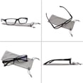 thumbnail image 2 of Computer Reading Glasses +1.50 | 2 Pack of Readers for Men and Women | 2 Black, 2 of 7