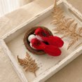 thumbnail image 6 of Artificial Sparrow Nest Set, 2 Clip On Birds with Rattan Nest and Faux Eggs, Realistic Feathered Ornaments for Tree and Wreath - Red, 6 of 6